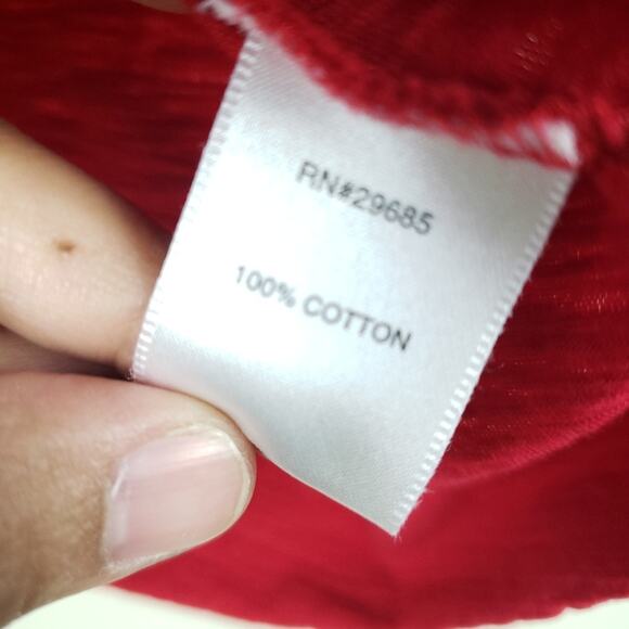 Pendleton | Red Short Sleeve Top - Picture 5 of 7